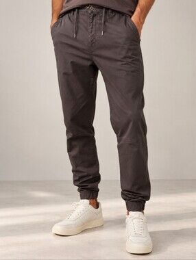 Tentree Organic Cotton Utility Pants Brown Size 40 Tapered Cuffed